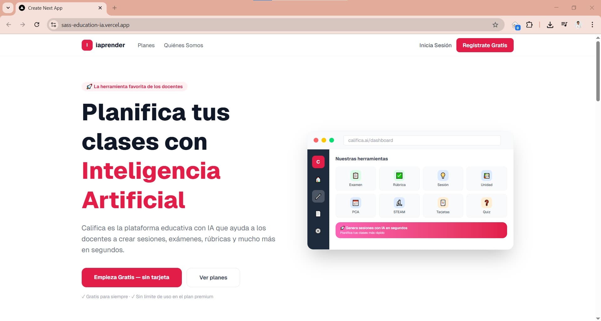 IAPrender - IA para Planificación Docente
